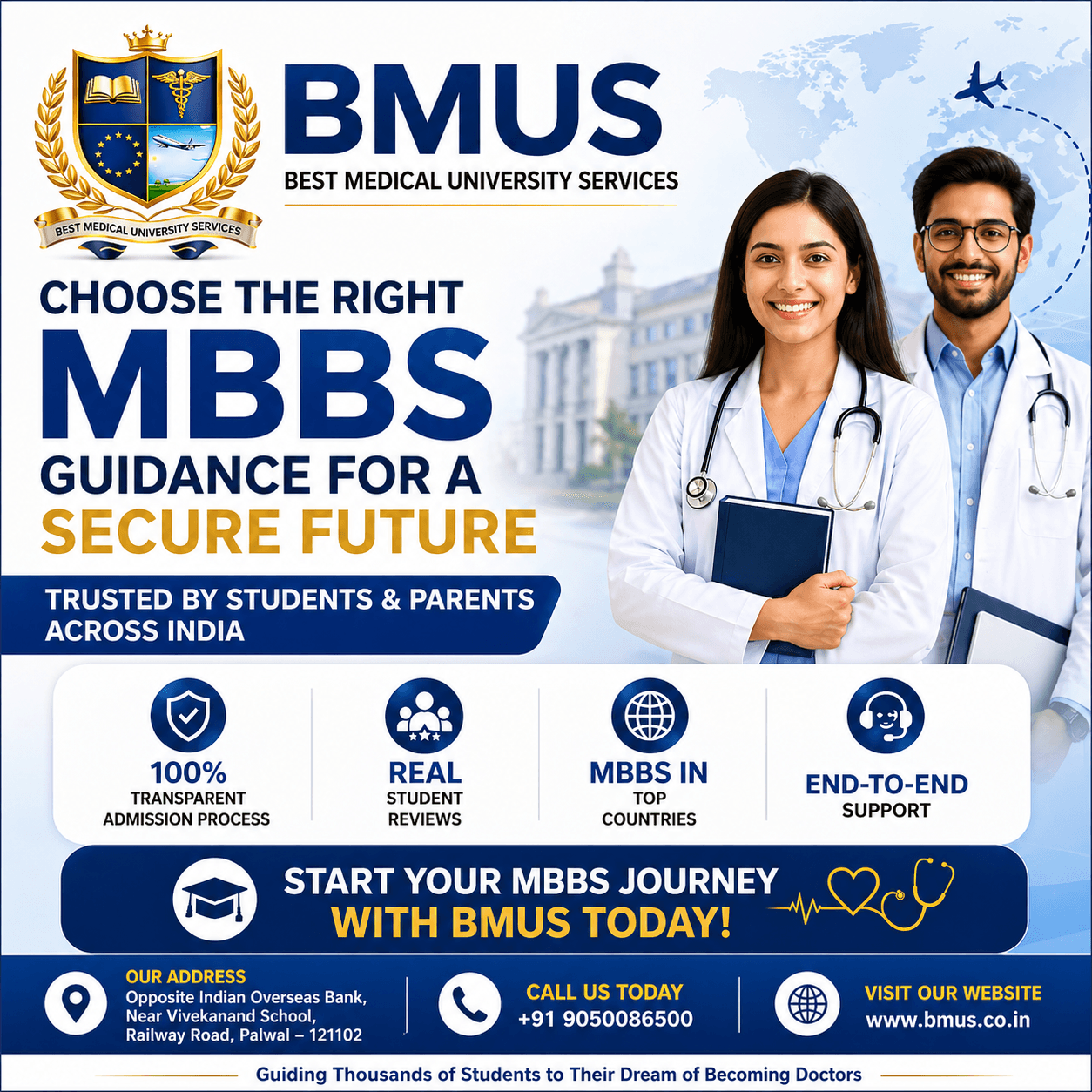MBBS admission counselor